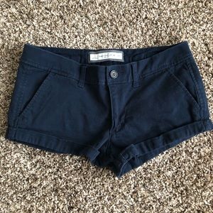 Navy Abercrombie & Fitch shorts